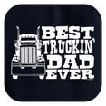 thumbnail image 2 of Trucker Shirt For Men Best Truckin' Dad Ever Premium Hoodie Sweatshirt Small Navy, 2 of 3