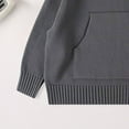 thumbnail image 5 of Zshosam Sweater for Kids Boys Boys Crewneck Cable Knit Sweaters Kids Long Sleeve Pullover Tops Size 5T 6T,(Grey 5-6 Years), 5 of 5