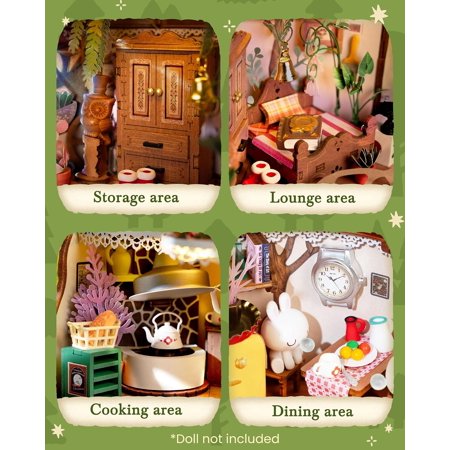 ROBOTIME　Fairytale Tree House【DG179】Rolife　DIYミニチュアハウス（組立キット）（英語版製品）