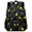 Black, variant on Starfish and Seashells Blue Backpack for Men Women, Lightweight Laptop Backpack 16.3 Inch Beach Coastal Nautical Casual Daypack for Travel Work Commuter