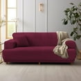 thumbnail image 5 of Stretch Plush Sofa Covers For Living Room 1/2/3/4 Seat All-inclusive Velvet Couch Covers Sofa Slipcover Towel, 5 of 7