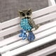 thumbnail image 5 of 2 Piezas de de Cristal Austriaco para Mujer, , Pájaro, Animal, Broche, Pin de Solapa Hugo Animal Bird Broche, 5 of 10