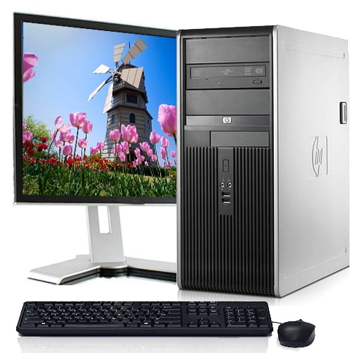 Refurbished Desktop Computers HP Windows 10 Tower PC Intel 2.13GHz