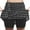 Black, variant on Girls' Skort Sports Tennis Skirt Solid Color Loose High Waist A-line Skirt for Girls 2-12Y