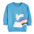 thumbnail image 1 of AAMILIFE Girls Sweatshirts Cartoon Print Casual Loose Pullover Tops, 1 of 2