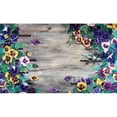 thumbnail image 1 of Custom Printed Rugs Dm-44 Weatherwood Pansy Door Mat, 1 of 1