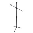 thumbnail image 1 of Microphone Floor Stand, Steel Plastic Microphone Stand Boom Arm  for Stage, 1 of 7