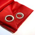 thumbnail image 4 of VCNY Home Polyester Blackout Grommet Curtain Pair, Red, 1" x 52", Set of 2, 4 of 6