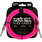 Ernie Ball Flex Instrument Cable Straight/Straight 10ft - Pink