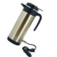 thumbnail image 2 of Portable Car Electric Kettle Outdoor Travel Kettle Porrtable Electric Travel Water Kettle Light Golden 12V, 2 of 9