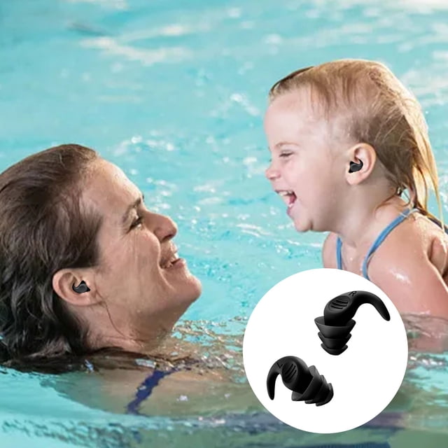 Advanced Silicone Swimming Earplugs for Noise Reduction and During Sleep and Use