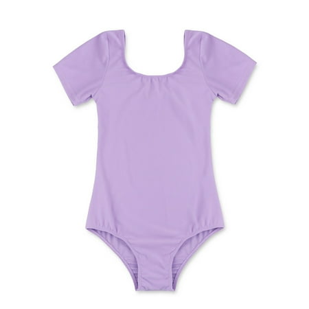 

renvena Girls Children Classic Cotton Short Sleeve Dance Wear Leotard Gymnastics Bodysuit