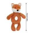 7.08" Jellycat Bashful Fox Cub Ring Rattle Plush Toy, 2025 Valentine's