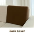 thumbnail image 3 of Sanmadrola Waterproof Couch Cushion Cover for Sectional Sofa,Slipcover Stain Resistant High Elasticity Wear-Resistant Striped Sofa Cover,Caramel Color Back Couch Cover S for Furniture, Children, Pets, 3 of 6