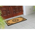 thumbnail image 3 of A1HC First Impression Hand Crafted by Artisans Geneva Monogrammed Entry Doormat, 30"X48", 3 of 7