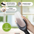 thumbnail image 5 of Spring Chef Magnetic Ice Scoop, Contoured Translucent Flexi-Plastic with Soft Grip Handle for Ice, Flour, Rice, Popcorn, Pet Food, Black, 5 of 8