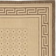 thumbnail image 3 of Safavieh Courtyard 5'3" X 7'7" Power Loomed Rug in Natural and Brown, 3 of 3