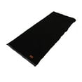 thumbnail image 3 of Forro para saco de dormir, forro polar súper grueso, suave, manta para acampar, viajar, mochilero, negro, 3 of 10