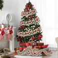 thumbnail image 2 of TETOU 32.8Ft Christmas Tinsel Garland Metallic Twist Red Green White Hanging Garland Wedding Birthday Decor, 2 of 7