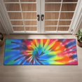 thumbnail image 2 of Colorful Tie Dye Pattern Door Rugs,Washable Non Slip Door Mats Indoor,Decorative Door Mats,Entry Mat Indoor for Entrance,Bedroom,Kitchen,Bathroom,16"x47", 2 of 6