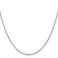 thumbnail image 2 of 14K White Gold Rolo Chain Styles Necklace 1.25 mm D/C 18 inch, 2 of 4