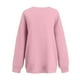 thumbnail image 5 of Top de encaje,Blusa de mujer con degradado, manga larga, bolsillos, cuello redondo, informal, suave, para estar en casa, sopatenor, 5 of 7