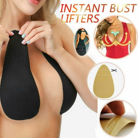 Silicone Push Up Strapless Invisible Breast Lifting Bra Bust Tape Nipple