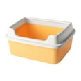 thumbnail image 4 of Cat Litter Box Cat Litter Box with Frame Portable Semi Enclosed Detachable Anti Yellow48cmx32cmx22cm, 4 of 9