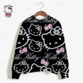 thumbnail image 3 of Sudadera con capucha holgada de manga larga con estampado de Hello Kitty para mujer, jersey de otoño 2023, ropa de calle Y2k, 3 of 5