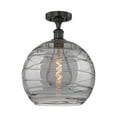 thumbnail image 7 of Innovations Lighting - Athens Deco Swirl - 1 Light Semi-Flush Mount In, 7 of 7