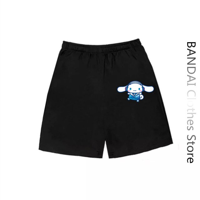 Camiseta de Anime Cinnamoroll para niños y niñas, ropa para niños, Tops de dibujos animados, conjunto de camiseta de Hello Kitty Sanrio, camisetas de manga corta para mujer