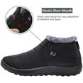 thumbnail image 3 of YAZI Winter Boots for Women Slip on Men's Snow Ankle Boots Lightweight Outdoor Footwear, 3 of 7