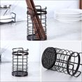 thumbnail image 4 of Porte-ustensiles de Cuisine en acier inoxydable noir - Pour Cuisine - Design moderne - Rangement des ustensiles de Cuisine - Porte-couverts - Organisa, 4 of 5