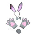 thumbnail image 3 of 4x Bunny Costume Set Rabbit Ear Headband Headwear Adorable Halloween Cosplay Adult, 3 of 9