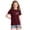 Wine(American Flag Striped), variant on CCRFTGI 4th of July Shirts for Kids Girls 10-12 Short Sleeve Happy American Flag Striped Summer Patriotic T-Shirts 1776 Festival Girls Fashion Tshirts Blue 9-10 Years
