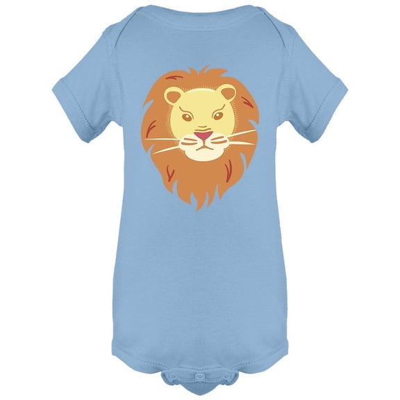 Cute Angry Lion Bodysuit Infant -Image by Shutterstock,  6 Months