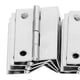 thumbnail image 3 of RUNROTOO 10Ud Bisagras De Hierro Plateadas Para Gabinetes Con Apertura De 180 Y Estable, 3 of 7