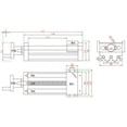 thumbnail image 2 of 100mm Manual Sliding Table Ball Screw 1605 Linear Stage CNC Slide Stroke Module for CNC Router X Y Z Axis, 2 of 5