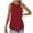 Wine, variant on CFLVAEK Cotton Gauze Tank Tops for Women Casual Waffle Sleeveless Exercise Shirt Loose Fitting Solid Crewneck Blouses 2025 Summer Going Out Tops