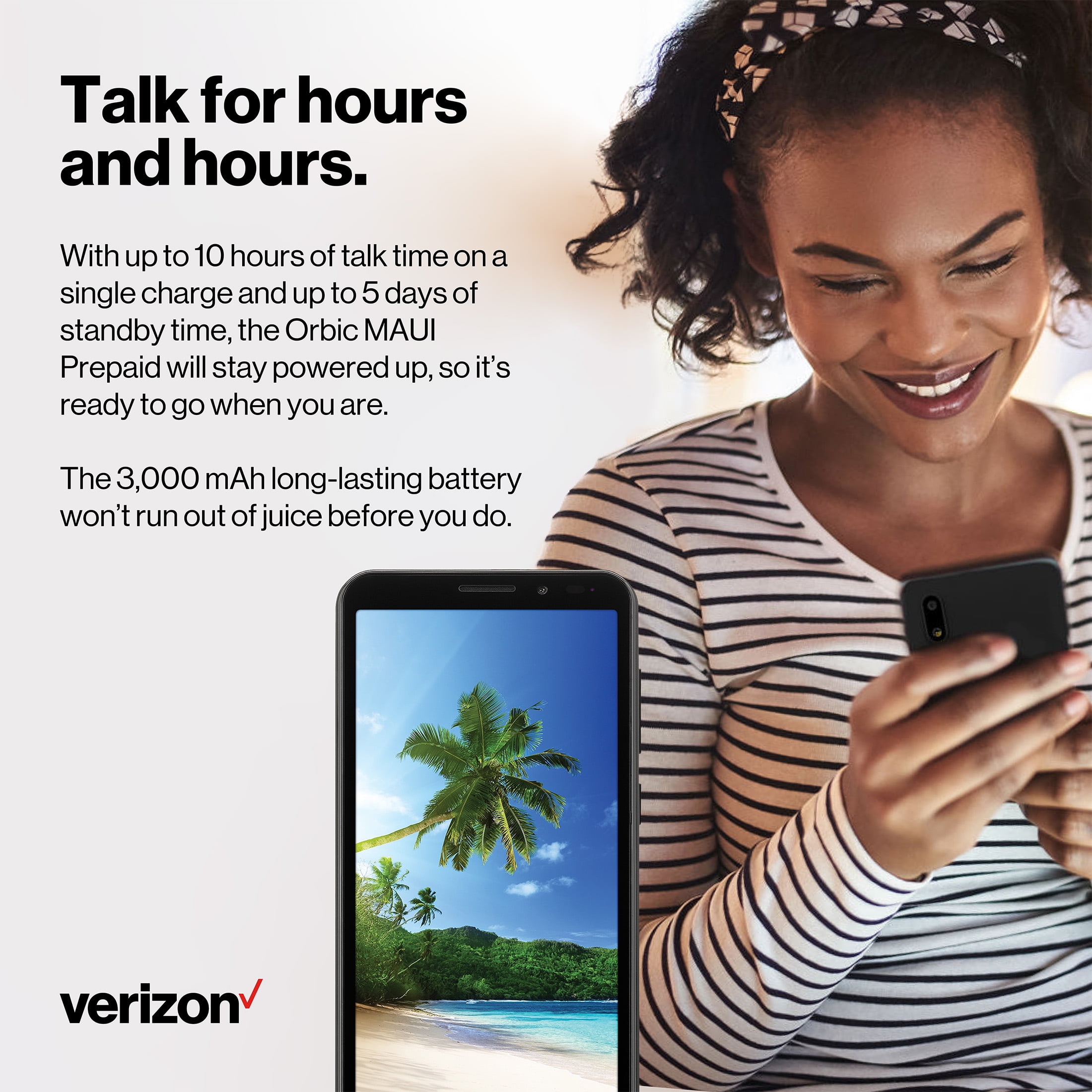 Verizon Orbic Maui Prepaid Smart Phone 16GB
