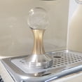thumbnail image 3 of Stainless Steel Coffee Tampers Ripple Base Self Leveling Tamper Coffeeware 58mm, 3 of 8