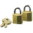 thumbnail image 1 of Master Lock 804259 Master Lock Brass Padlock . 25 inch- Pack of 5, 1 of 1