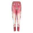 thumbnail image 2 of Gibobby Leggings Afelpados Para Mujer Mujeres Impreso Yoga Fitness Leggings Correr Gimnasio Estiramiento paraportes Pantalones Pantalones（Rosa， XXL), 2 of 5