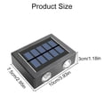 thumbnail image 4 of Lámpara solar para exteriores, nueva lámpara de pared con luz solar multifuncional, luz de arriba y abajo, lámpara de pared decorativa para jardín exterior, lámpara de pared para exteriores, luz, 4 of 4