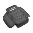 thumbnail image 1 of Reposabrazos de coche genérico, cojín, almohada, caja de pañuelos, consola central universal Negro, 1 of 5