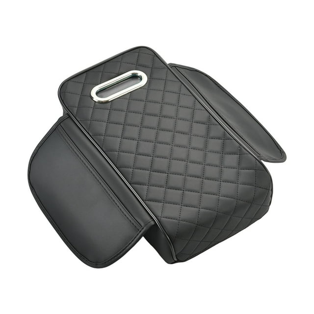 jinwen Generic Car Armrest Cushion Tissue Box Auto Accessories Arm Rest Cushion Pad Black
