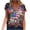 Red, variant on OAVQHLG3B Summer Tops for Women 4th of July Outfits for Women Patriotic ShirtsFashion Women's Casual T-shirt Star Printed V-Neck Short Sleeve Pullover Tops Blouse