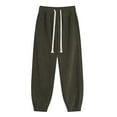 thumbnail image 1 of Men's New Casual Trend Solid Color Corduroy Drawstring Pants Large Size Pants, 1 of 8