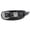 Black/Silver, variant on CTM Skinny Leather Dress Belt with Keeper Detail (Women)