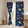 thumbnail image 3 of Erosebridal Dinosaur Skull Curtains Pack of 2 (42x84 Each), Dino Theme Curtains Blackout, 3 of 6